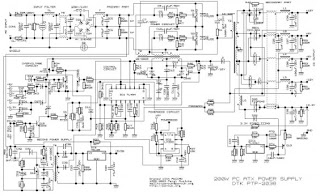 200 Watt ATX Power Supply Schematic