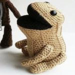 patron gratis rana amigurumi | free pattern amigurumi frog 