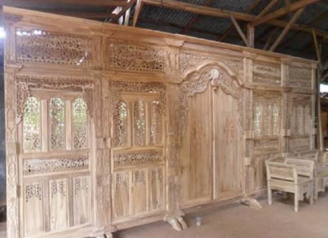  Pintu Gebyok Jati Ukir Jepara Kusen pintu rumah Jual 