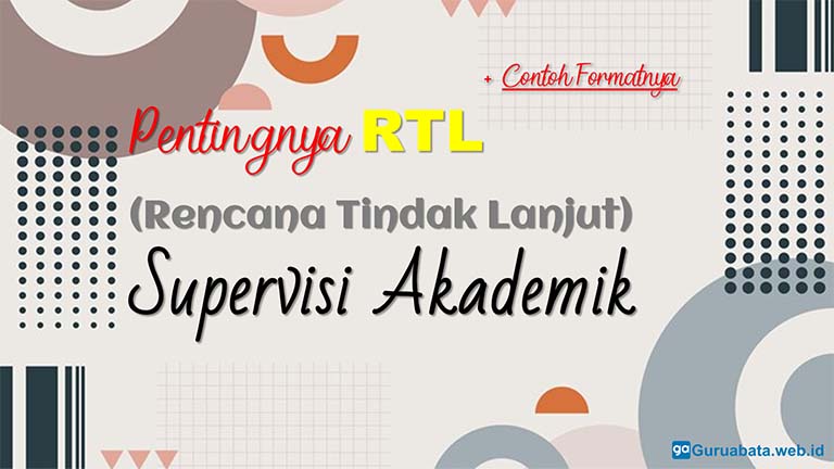 contoh rtl supervisi akademik