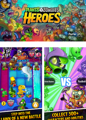 Game Plants Vs Zombies Heroes Mod v1.0.19 Apk + Data Terbaru
