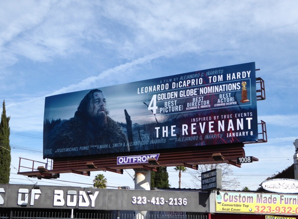 The Revenant movie billboard