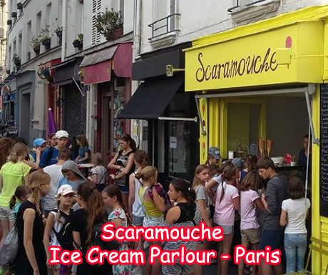 Scaramouche Ice Cream Parlor in Paris