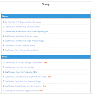 tampilan sitemap blogger 1