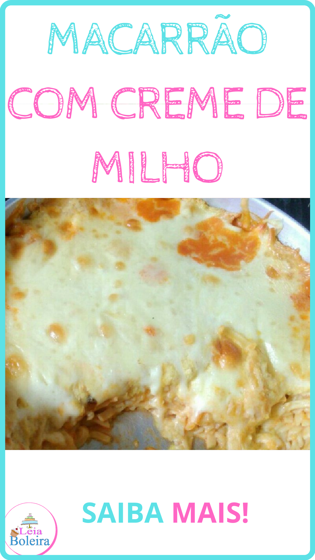 MACARRÃO COM CREME DE MILHO E FRANGO CREMOSO !!! RECEITINHAS COM AMOR...