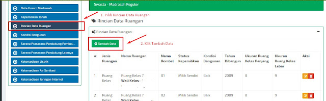 Cara Membuat Rombel/Kelas di Emis Madrasah