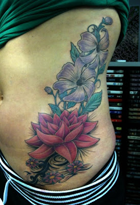 Zone of Flowers tattoo and tribal tattoo designs 