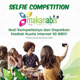 Lomba Selfie Makan Abis Berhadiah Kuota Internet 10 GB