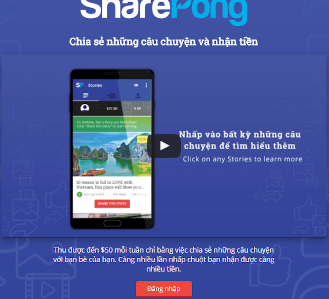 share-pong kiếm tiền, kiem tien với share -pong, kiem tien online