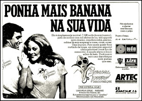 propaganda Banana Power Discothèque - 1977; discoteque; discoteca; disco anos 70; os anos 70; propaganda na década de 70; Brazil in the 70s, história anos 70; Oswaldo Hernandez;