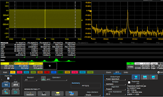 Shown is a example of an FFT in progress