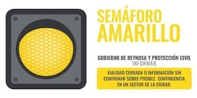 Activan semaforo amarillo en Reynosa Tamaulipas