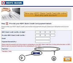 hdfc credit card payment