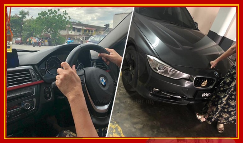 'Dia percayakan pada saya dan serahkan kunci keretanya, BMW'