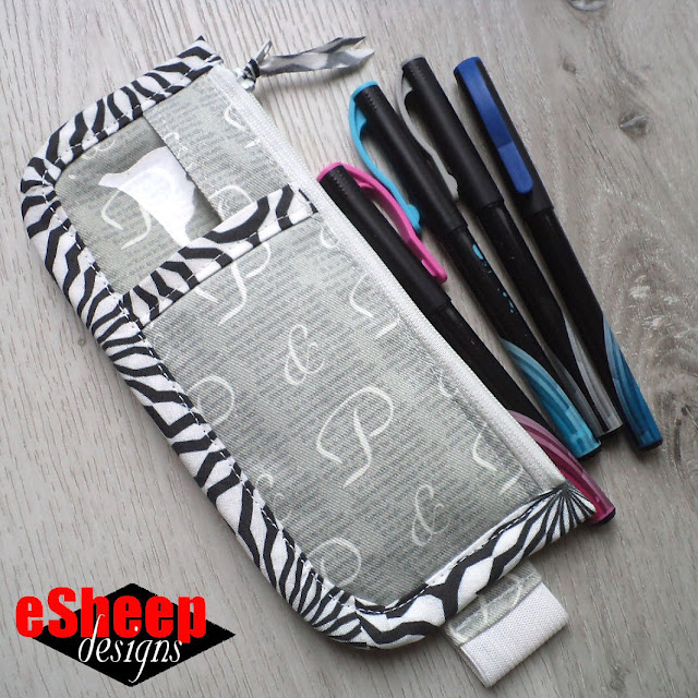 Peekaboo Pencil Pouch by eSheep Designs