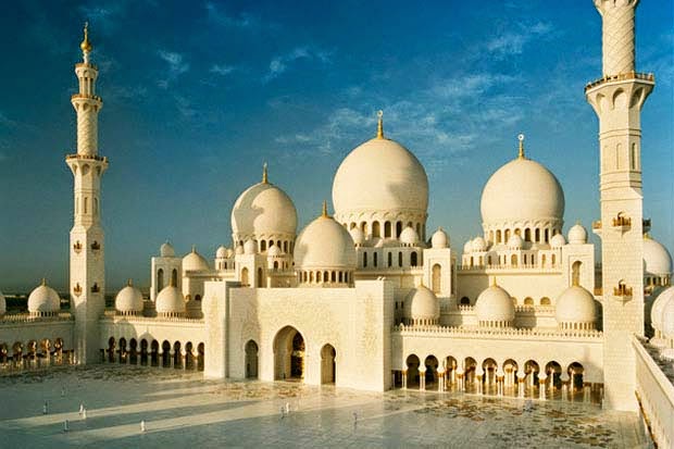 Gambar Masjid Sheikh Zayed Abu Dhabi Mosque Terindah di Dunia 