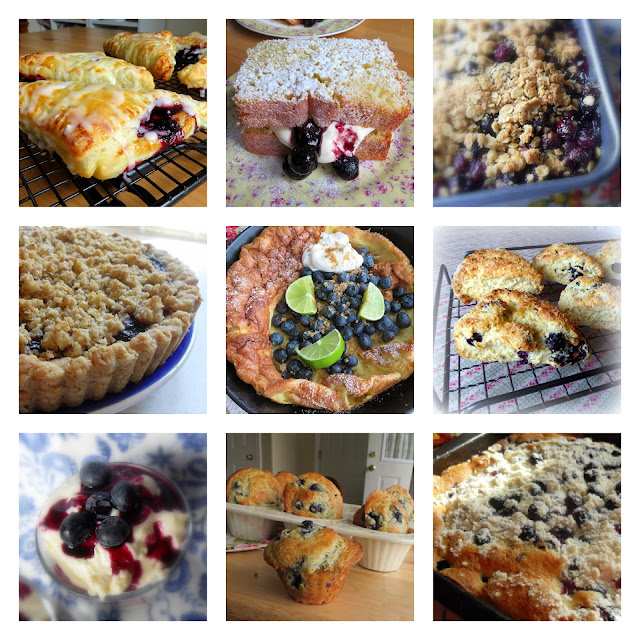 Blueberry bakes and desserts