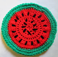 PATRON GRATIS POSAFUENTES SANDIA DE CROCHET 3259