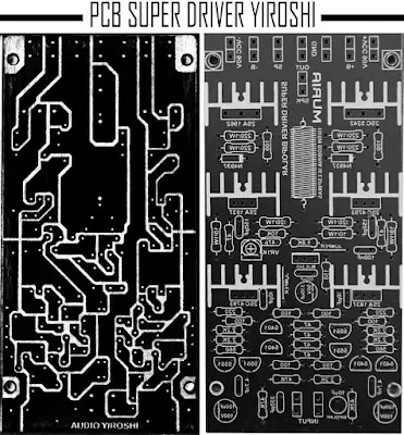 PCB Layout Power Amplifier Yiroshi 1000W output