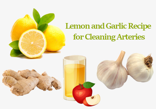 Lemon and Garlic Recipe for Cleaning Arteries