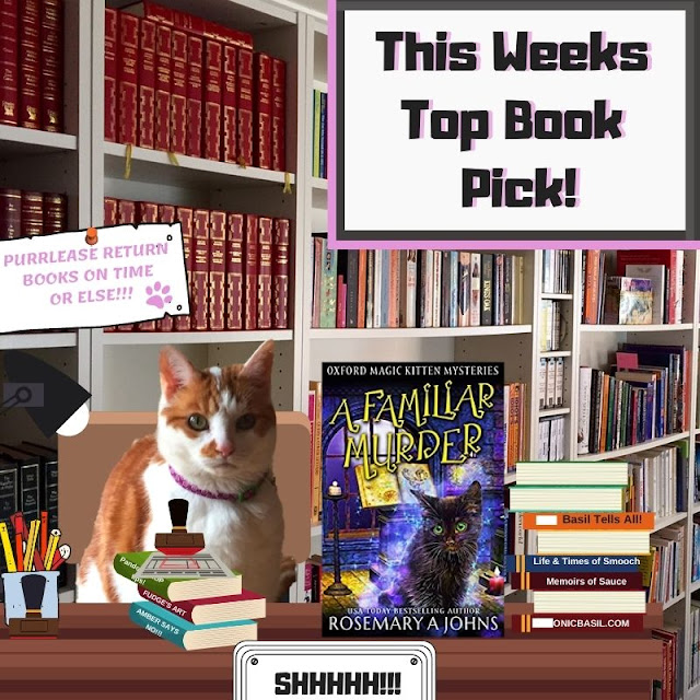 Amber's Book Reviews #221  What Are We Reading This Week ©BionicBasil® A Familiar Murder by Rosemary A Johns