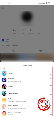 Terakhir kalian bisa pilih tema yang ingin kalian gunakan
