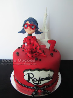 Bolo de aniversário Miraculous: As Aventuras de Ladybug