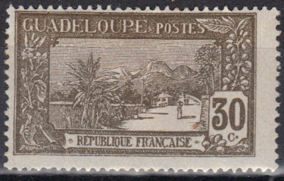 Guadeloupe - 1905/27 - View of La Soufrière