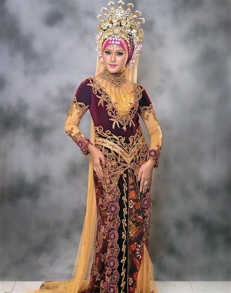 Model Kebaya Muslim Pengantin