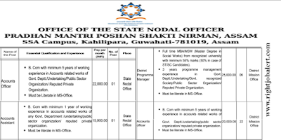 Accounts Officer,Accounts Assistant and District Programme Manager Jobs in SSA
