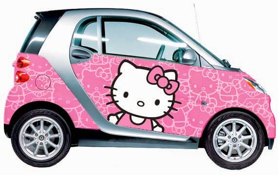 Kumpulan Gambar Mobil Hello Kitty