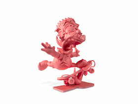 The Simpsons “Elevate” Pink Edition Vinyl Sculpture by Louis De Guzman