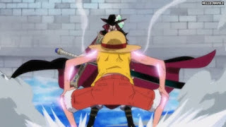 ワンピースアニメ 頂上戦争編 470話 ルフィ ミホーク | ONE PIECE Episode 470