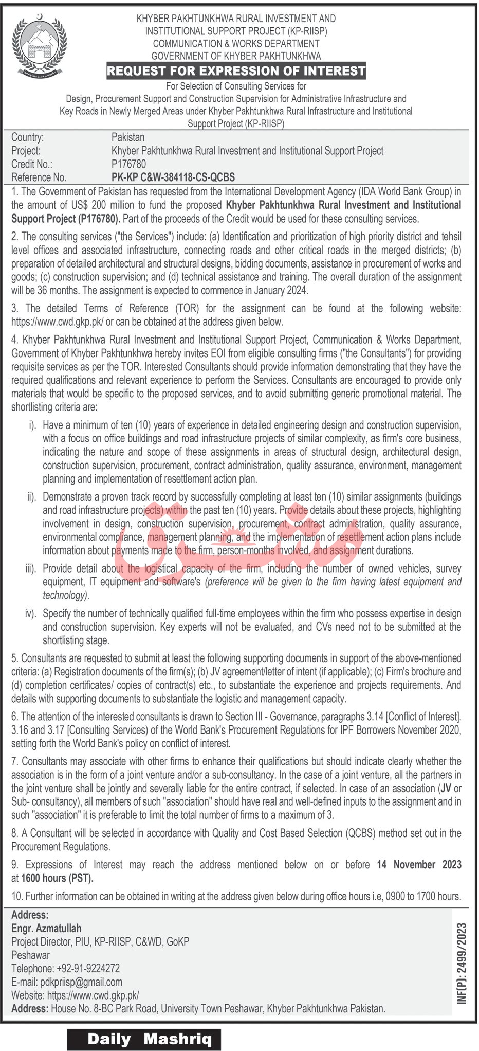 Jobs in Communication & Works Department