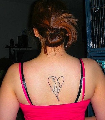 Upper Back Tattoo For Girls