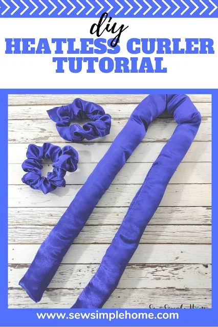 Make no heat curls overnight with the Heatless Curler Tutorial