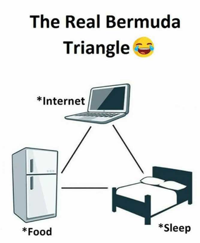 The Real Bermuda Triangle! - Most Popular Tech and IT, Computer, Internet Memes of All Time.