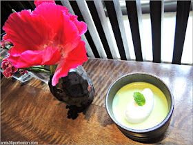 Pudding de Matcha del Chakura Set de Cha-An Teahouse 