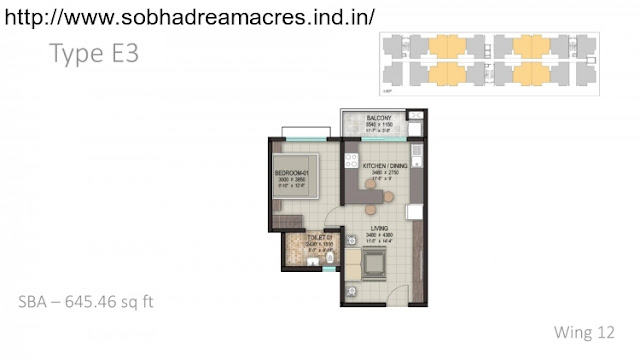 Sobha Dream Acres - Floor Plan 1