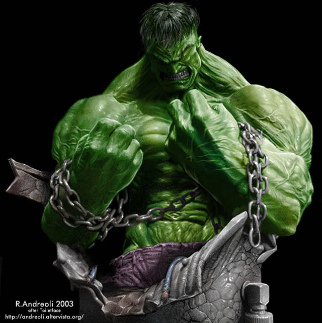 el increible hulk tambien llamado hulk o la masa en algunos comics en