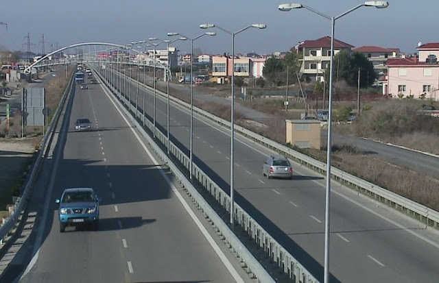 Tirana-Durrës highway with a fee starting from 2-5 euros per entry