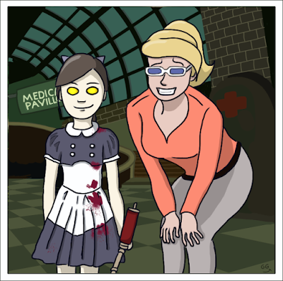 Bioshock - Petite soeur et GamyGirl