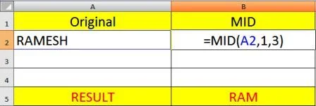 Important Excel Text Category Functions with Examples 