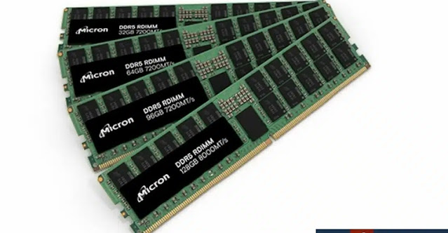 Micron launches DDR5 RDIMM memory with capacities up to 128GB