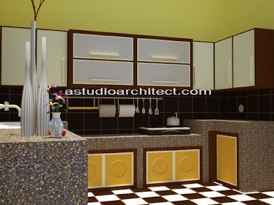 Contoh Kitchen  on Contoh Kitchen Set Untuk Meja Tembok Lapis Granit