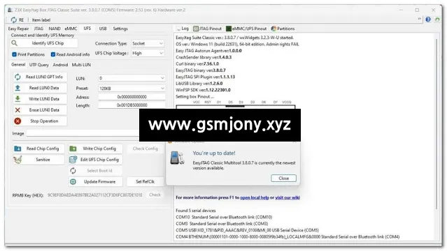 EasyJtag Classic v3.8.0.7 Latest Update