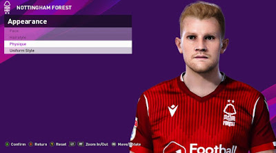 PES 2020 Faces Joe Worrall by Rachmad ABs