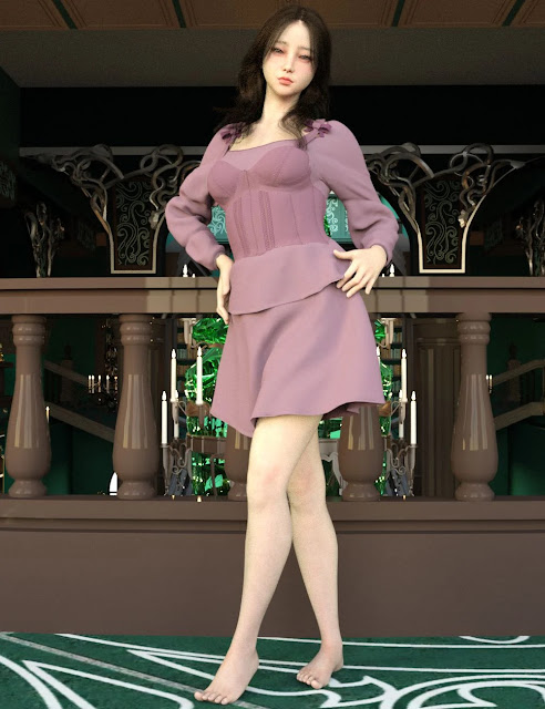 dForce EG Multi-style Skirt Set for Genesis 9 Review