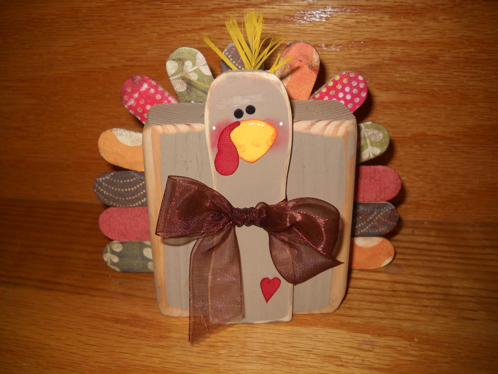 Craft Goodies: 2x4 Turkey!!!
