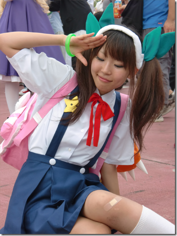 unknown cosplay 79 from comiket 2010 - bakemonogatari cosplay - hachikuji mayoi